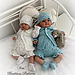 "Iris" cardigan set reborn / baby pattern