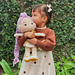 Kpop girl doll (purple hair) pattern