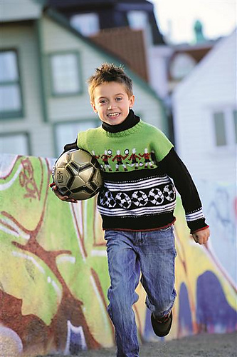 0901-2 Fotballgenser - Sandnes Garn