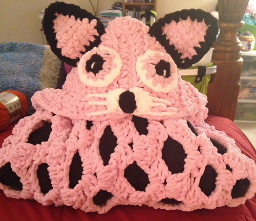 Hoodie Cat Blanket photo 5