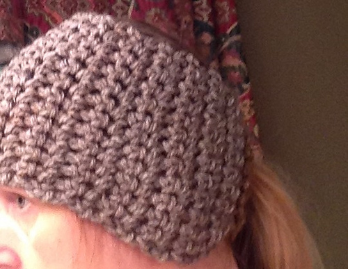 Ginger Spice Ponytail Ear Warmer & Gloves photo 6