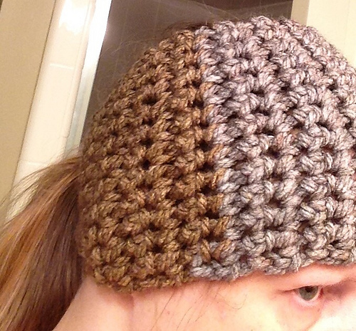 Ginger Spice Ponytail Ear Warmer & Gloves photo 4
