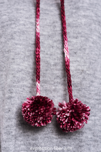 Cranberry Cream Cowl Hat photo 7