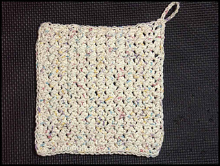 Ravelry: RitaMiller's Crunch Stitch Wash Cloth