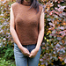 Caramel Sleeveless Sweater pattern 