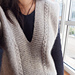 Luna Sleeveless Sweater pattern 