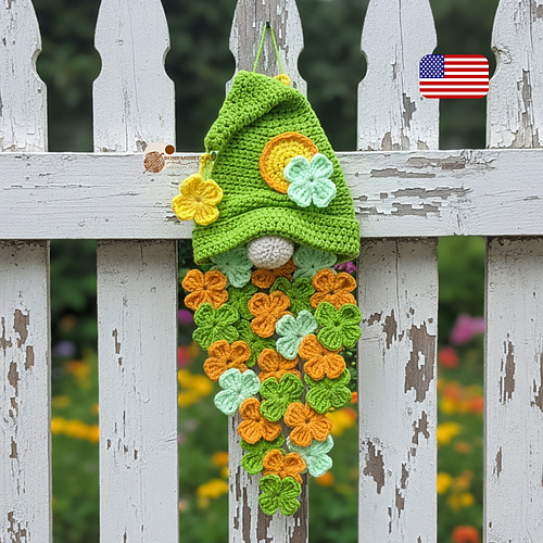 Four Leaf Clover Lucky Gnome