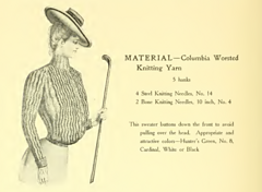 Image from 1904 edition of Columbia Book of the Use of Yarns (5th ed.)