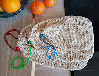 Easy Crochet Produce Bag - Medium - YouTube