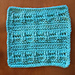 The Journey Washcloth pattern 