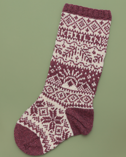 Sam customized this stocking using The Doodle Knit Directory. 