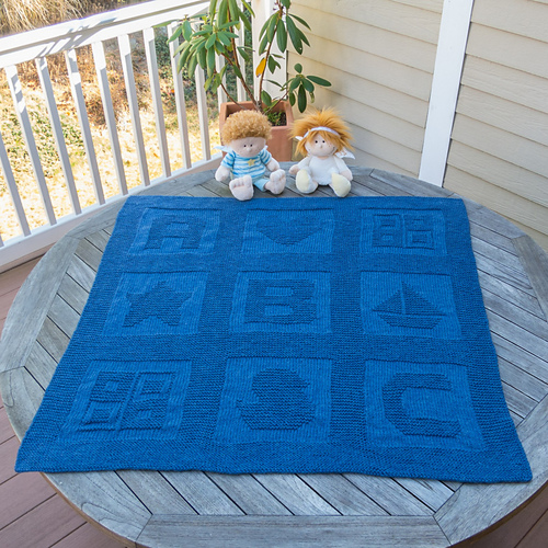 Ravelry ABC Baby Blanket pattern by Jenny Williams