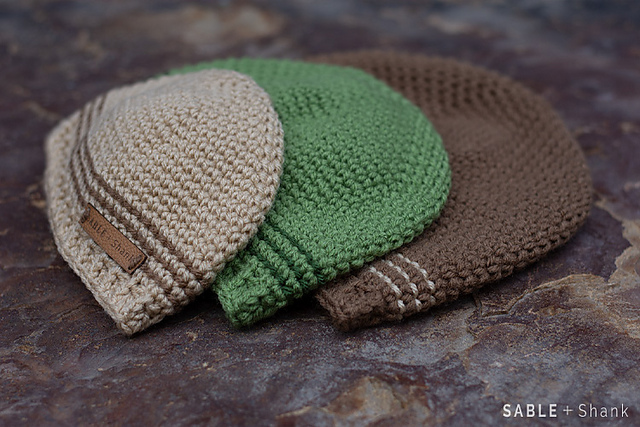 Single Crochet Beanie Hat pattern 