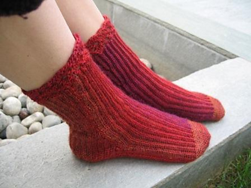 Ravelry: On the side of socks pattern by SagaSigrid