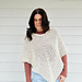 Natural Poncho pattern 