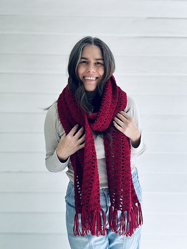 Burgundy Super Scarf
