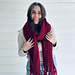 Burgundy Super Scarf pattern