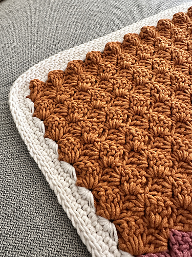 Crosshatch Crochet Blanket