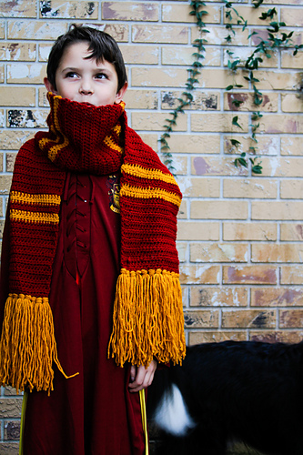 Gryffindor-husets skjerf - Katie Clary