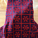 Mosaic Crochet Flower Blanket pattern