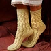 Green Vine Socks pattern 