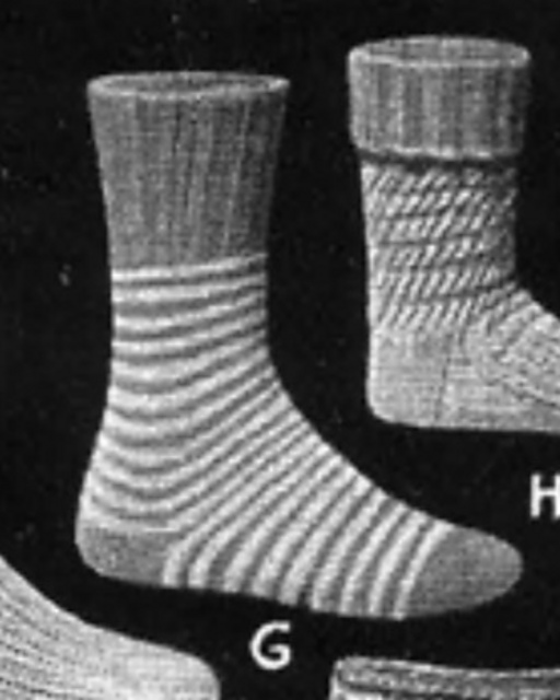 Ravelry Striped Socks pattern by J & J Baldwin