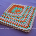 Asymmetrical granny square pattern 