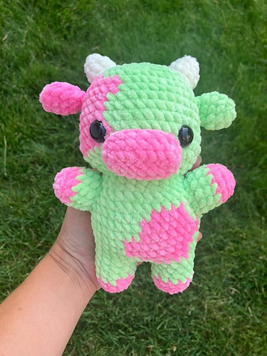 Kawaii Cow - Shes_Crafty_Crochet