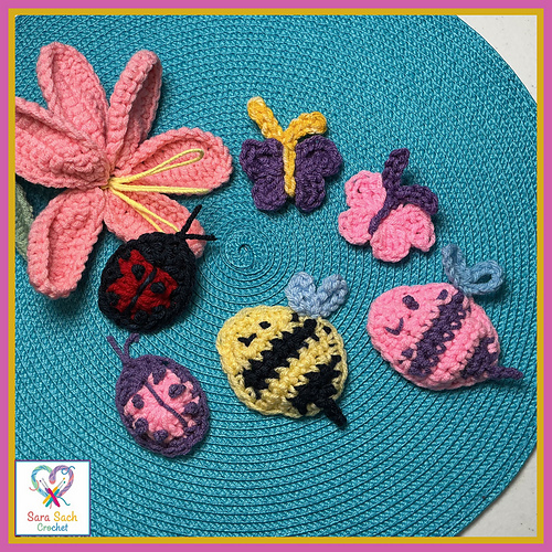 Butterflies Bees Ladybugs