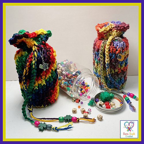 Little Jar Drawstring Bag