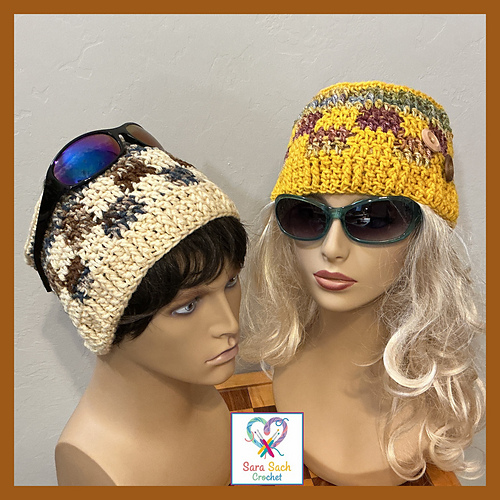 Checkered Ear Warmer Headband