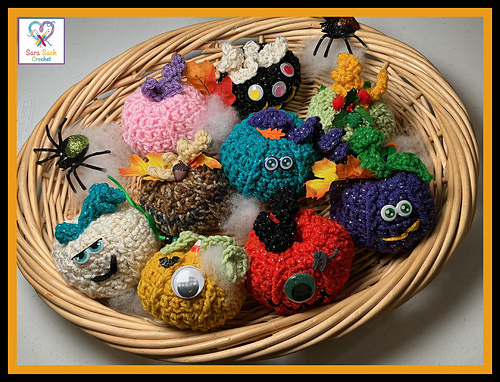 Sparkle Pumpkin Ornaments