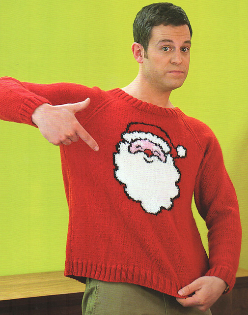 Old Saint Nick Christmas Sweater