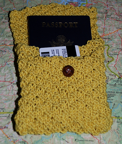 Box Stitch Passport Pouch photo 1