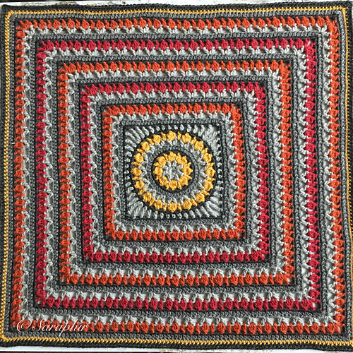 Large Flower Wheel Coaster Square photo 3