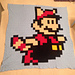 Granny Square Raccoon Mario Bedspread photo 3