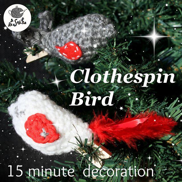 Clothespin Bird