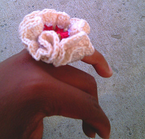 Adjustable Flower Ring photo 5
