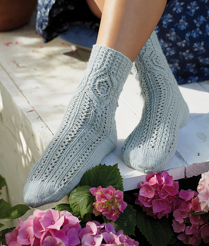 R0013 Damensocken mit Lochmuster photo 1