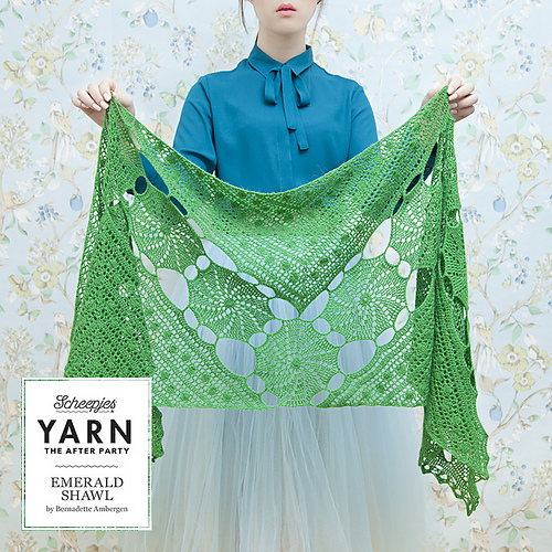 Ravelry patroon: Emerald Shawl
