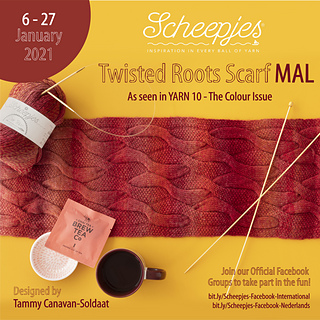 The Twisted Roots Scarf MAL starting 6 January 2021