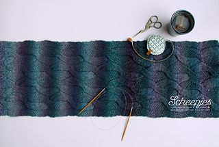 Twisted Roots Scarf in Scheepjes Our Tribe Canadutch