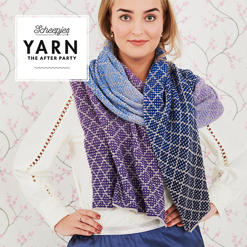 Ravelry Lavender Trellis Wrap pattern by Margje Enting