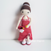 Outfit Valentina for dress-up doll Robin pattern 