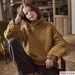 7924-1 Textured Turtleneck Sweater pattern