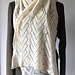 Stacks of Heart Stole pattern 