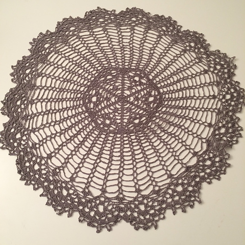 Ravelry Spanish Fan Doily S897 pattern by Coats & Clark