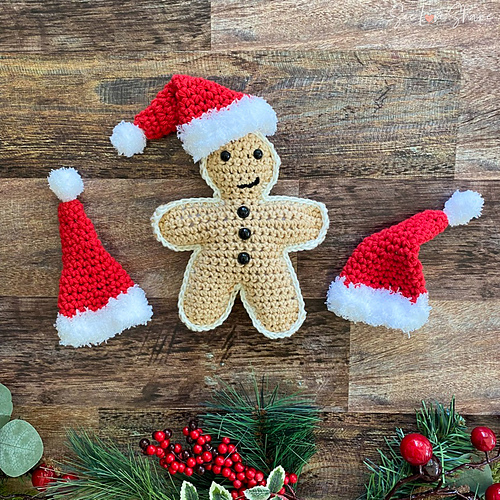 Mini Santa Hat Ornament/Garland/Embellishment photo 2