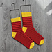 Speed Bump Socks pattern