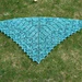 Sunshine and leaves shawlette pattern 